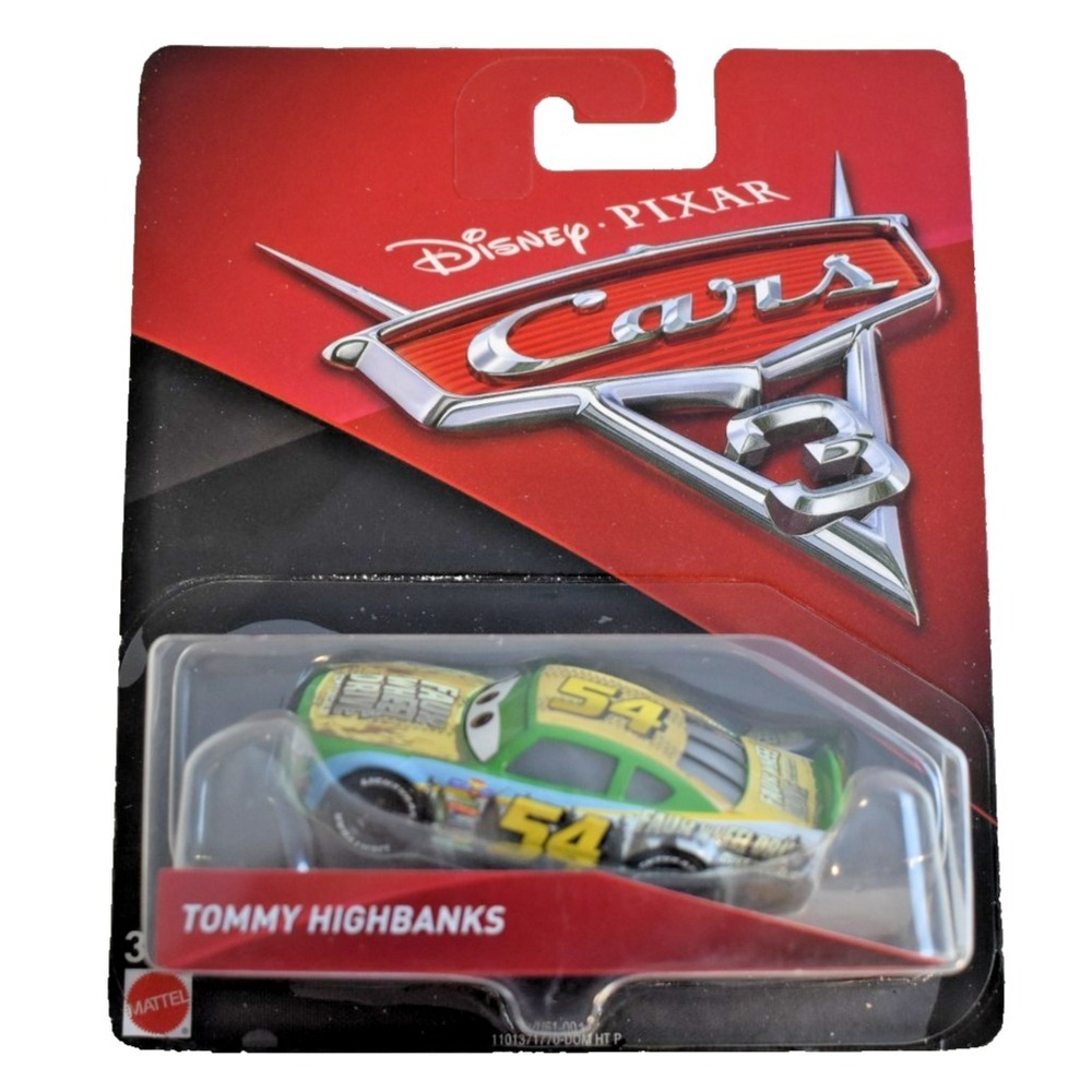 Disney Pixar Cars 3 Tommy Highbanks Diecast Vehicle Mattel 1:55 Toy Car DXV61